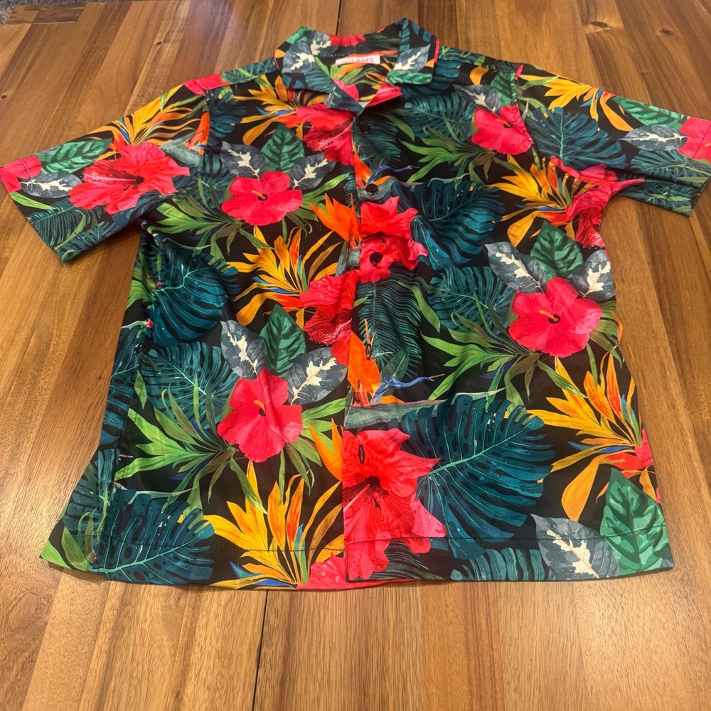 Tropical Floral Short Sleeve Shirt